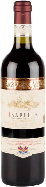 

Вино "Kazayak Vin" Isabella Moldoveneasca, 0,75 л