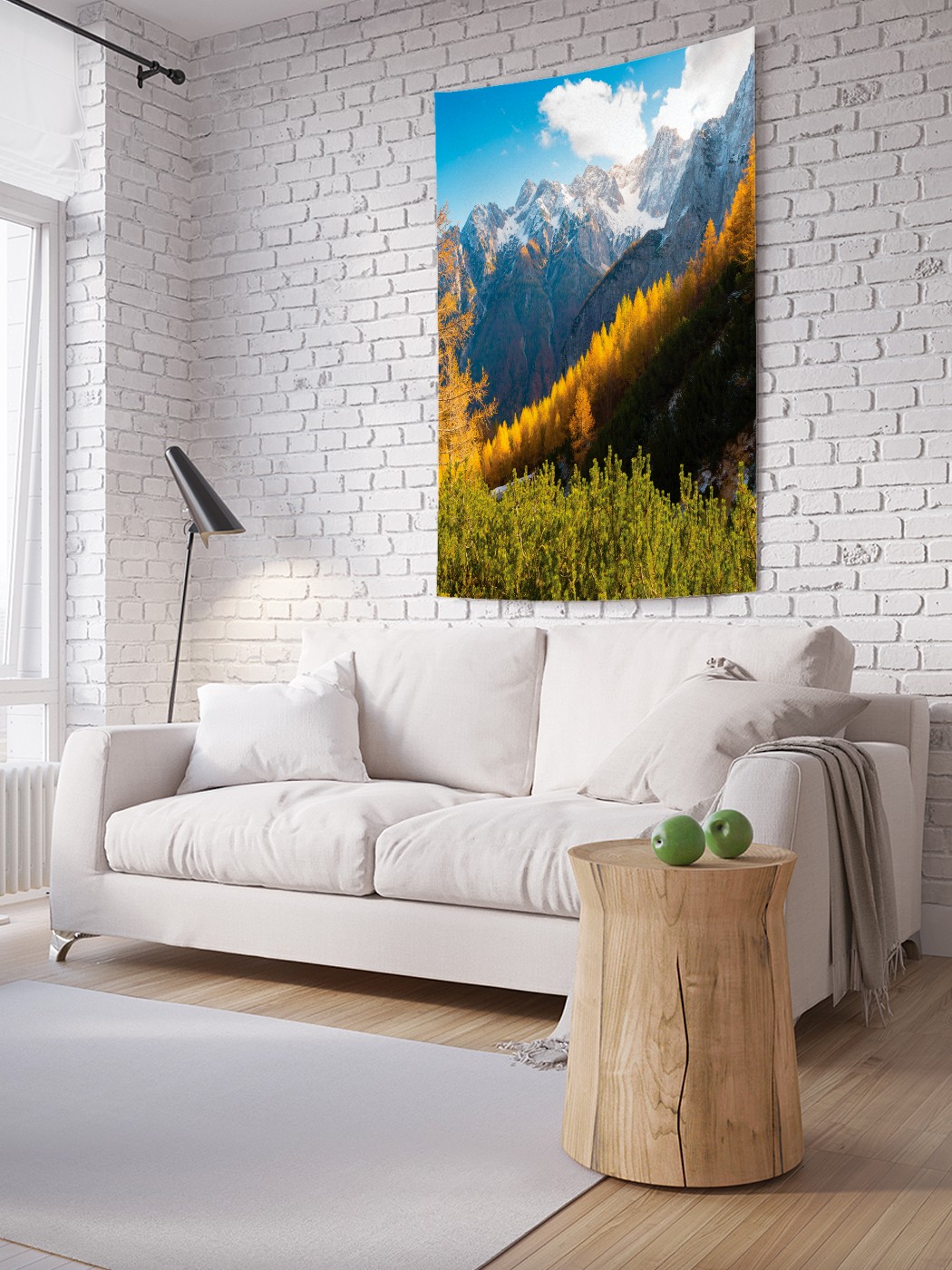 

Вертикальное фотопанно на стену JoyArty Горная местность 150x200 см, Горная местность