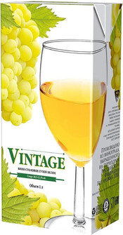 

Вино Torgovyj Dom Viktoria, "Vintage" White Dry, Tetra Pak, 1 л