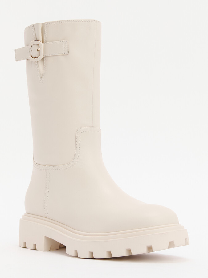 

Полусапоги женские Tendance PZ26110-13 бежевые 35 EU, Бежевый, PZ26110-13