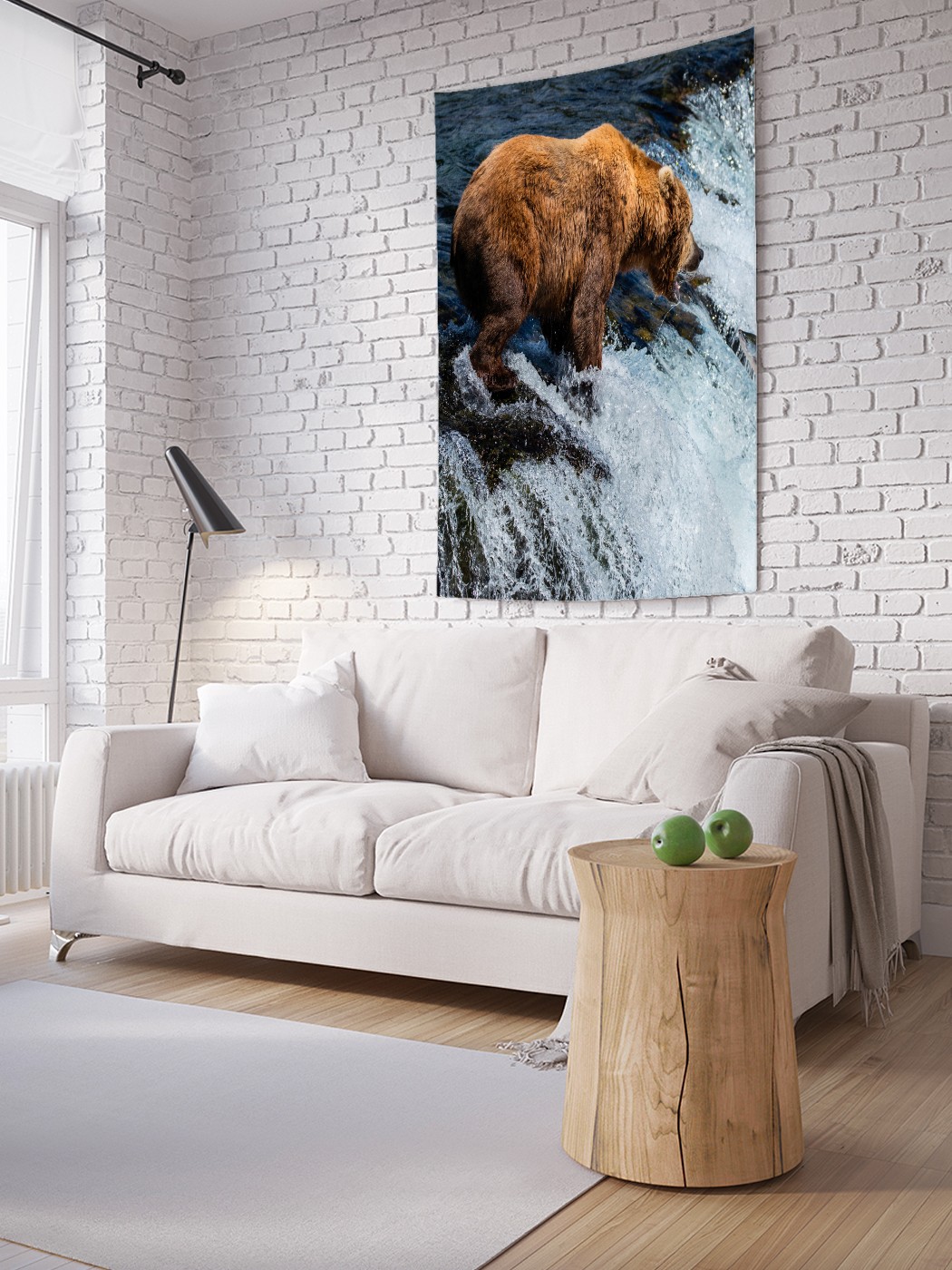 

Вертикальное фотопанно на стену JoyArty Опытный медведь 150x200 см, Опытный медведь