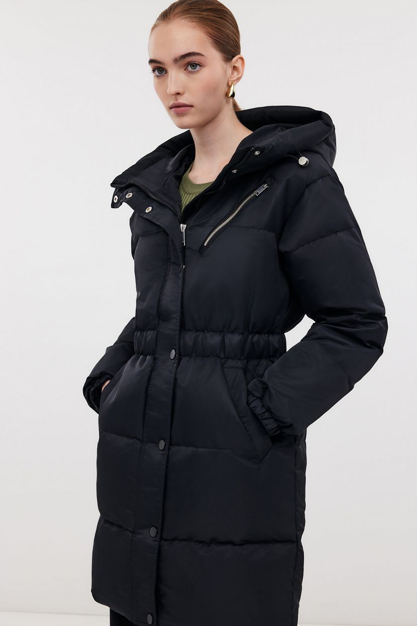 

Пуховик женский Baon B0024523 черный 2XL, B0024523