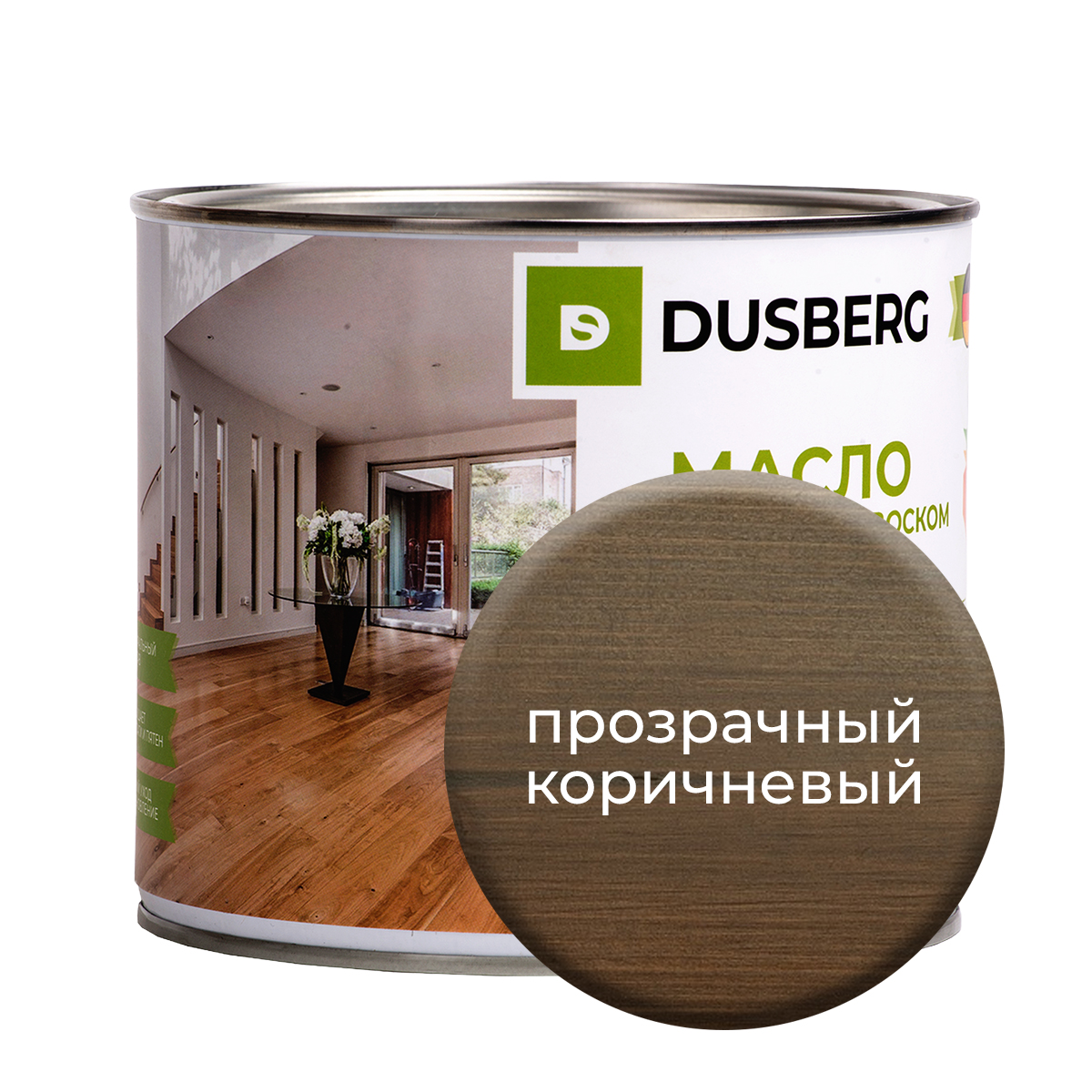 Масло Dusberg с твердым воском на бесцветной основе, 2 л Прозрачно-коричневый масло dusberg с твердым воском на бес ной основе 2 л