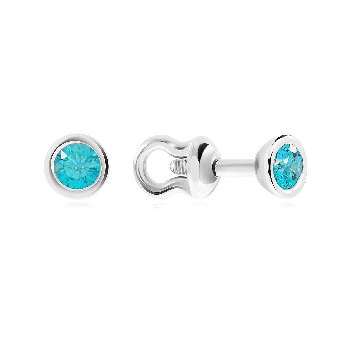 

Серьги из серебра VALTERA 116931, Swarovski, 116931