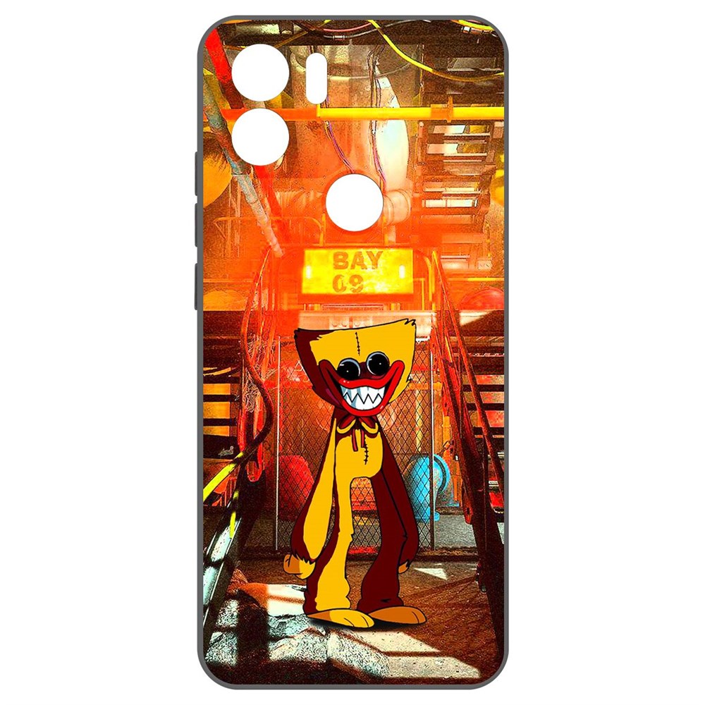 

Чехол-накладка Krutoff Soft Case Хаги Ваги Желтый для Poco C51 черный
