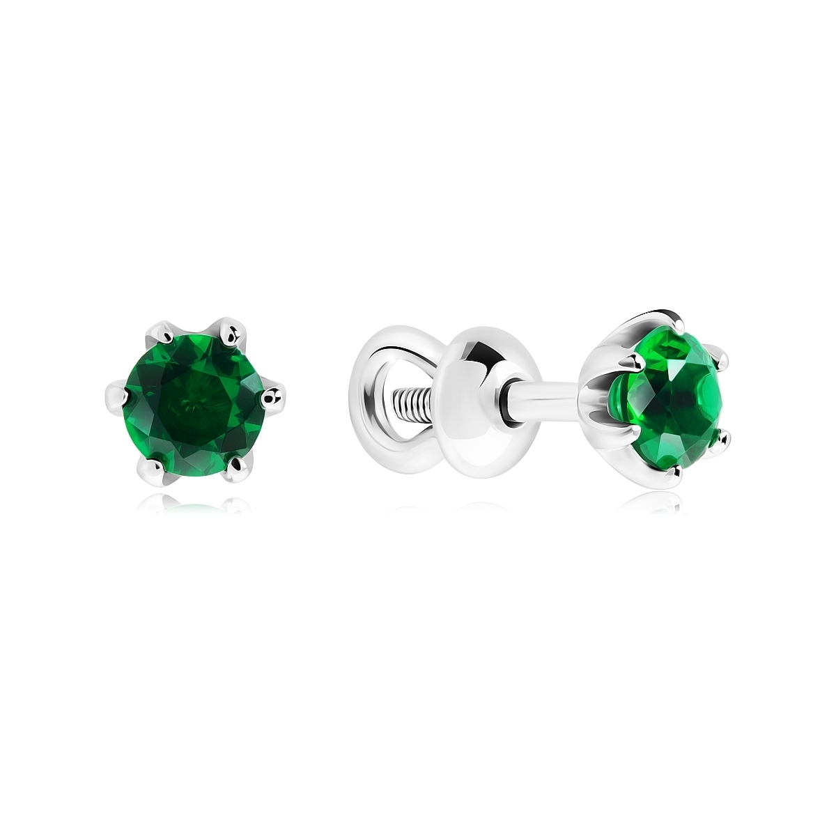 

Серьги из серебра VALTERA 116942, фианит, 116942