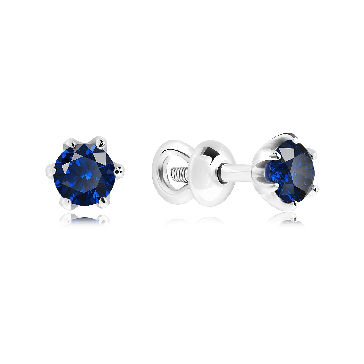 

Серьги из серебра VALTERA 116943, фианит, 116943