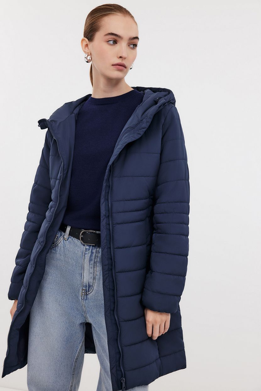 

Куртка женская Baon B0324512 голубая 2XL, Голубой, B0324512