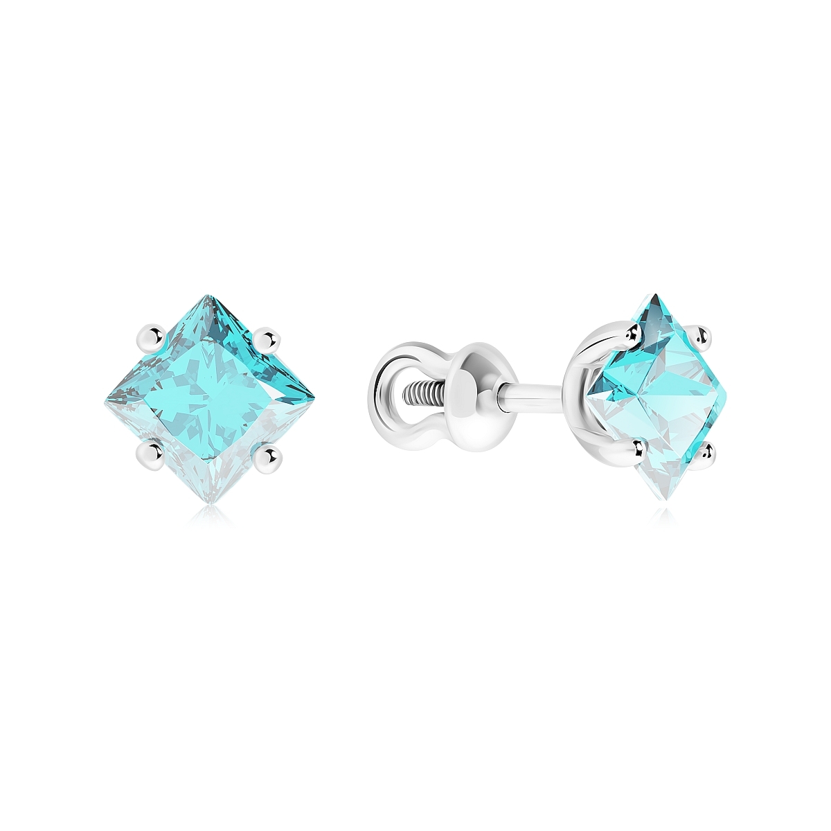 

Серьги из серебра VALTERA 116950, фианит, 116950