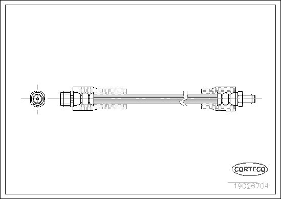 

19026704 Шланг Тормозной Передний L=280 Mb W168/W210 1.4/1.6/1.9/2.1I/1.7Cdi/1.6Cdi 95-04