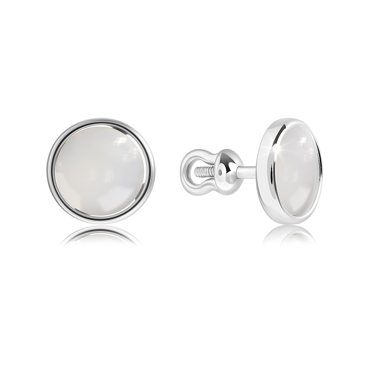 

Серьги из серебра VALTERA 116959, перламутр, 116959