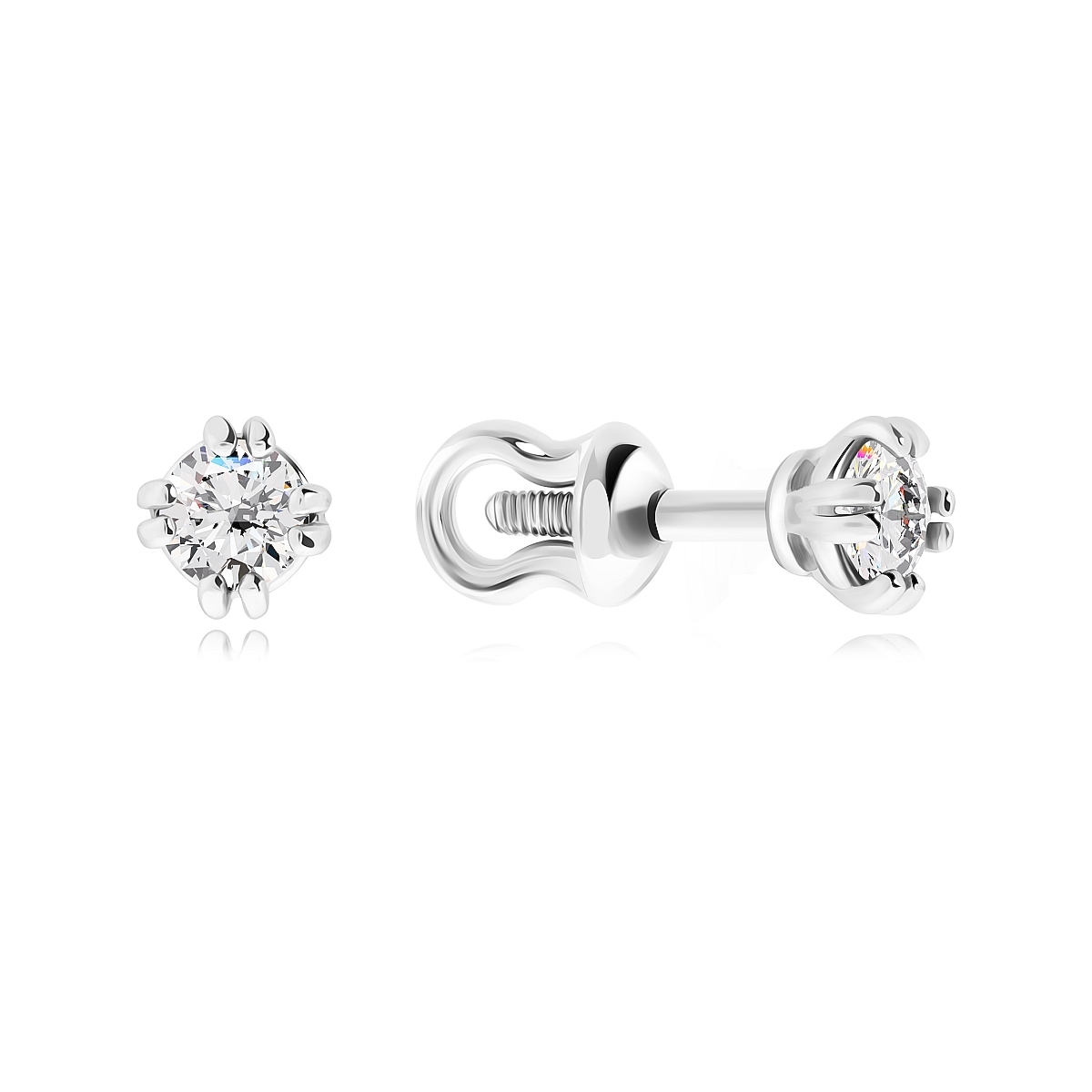 

Серьги из серебра VALTERA 116960, фианит, 116960