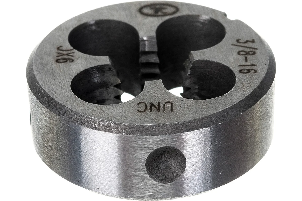

Плашка ТехноСталь дюймовая 3/8-16 UNC 60 9ХС t254021