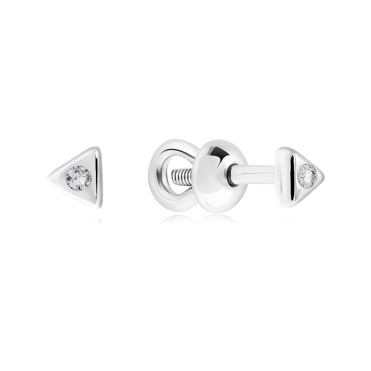 

Серьги из серебра VALTERA 116973, фианит, 116973