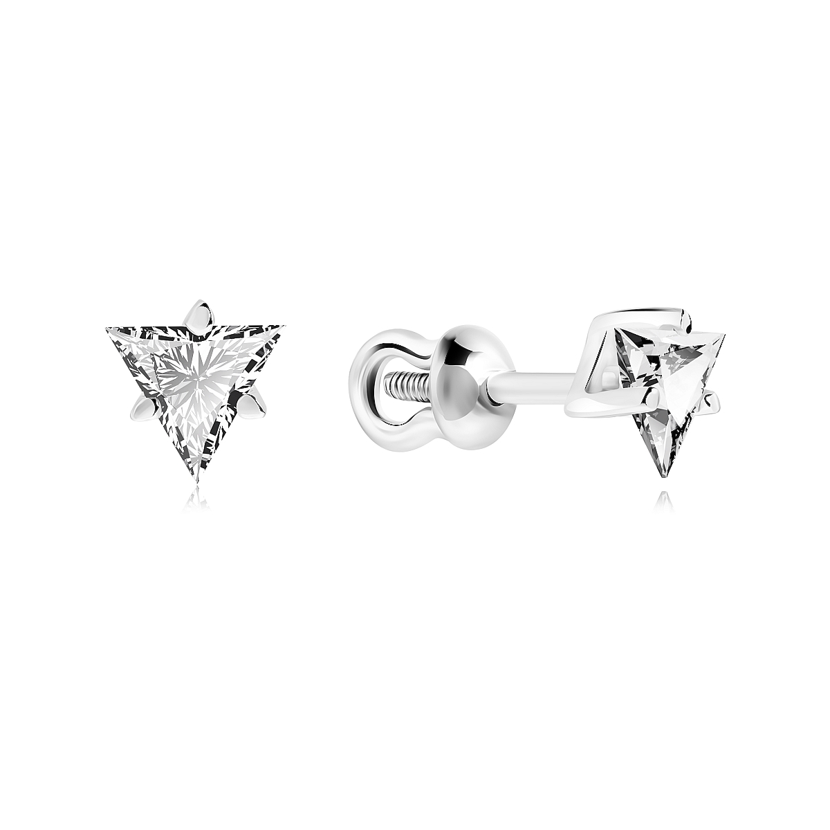 

Серьги из серебра VALTERA 116978, фианит, 116978