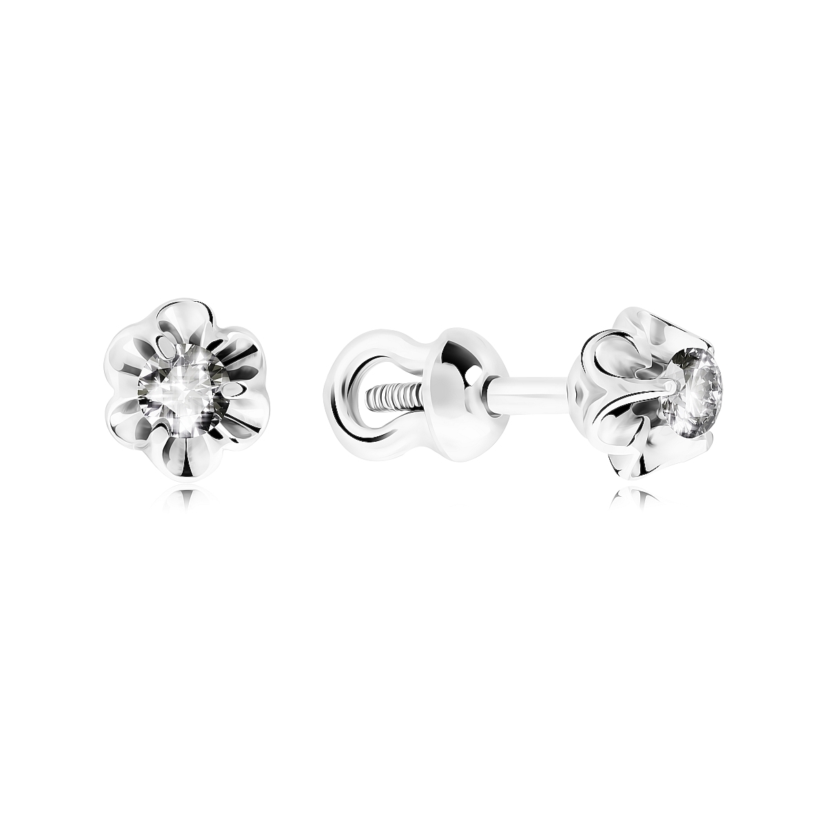 

Серьги из серебра VALTERA 116988, фианит, 116988