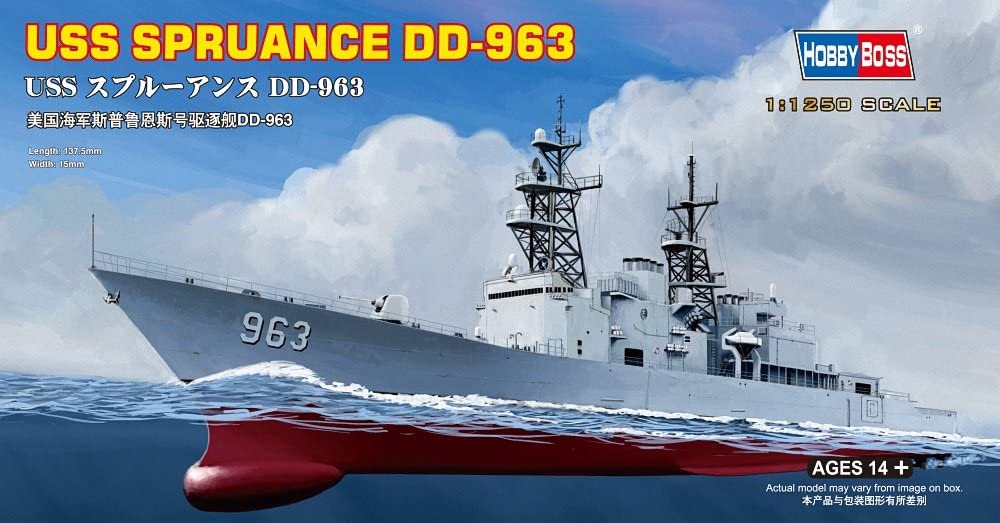 

Сборная модель HobbyBoss 1/1250 USS SPRUANCE DD-963 82504