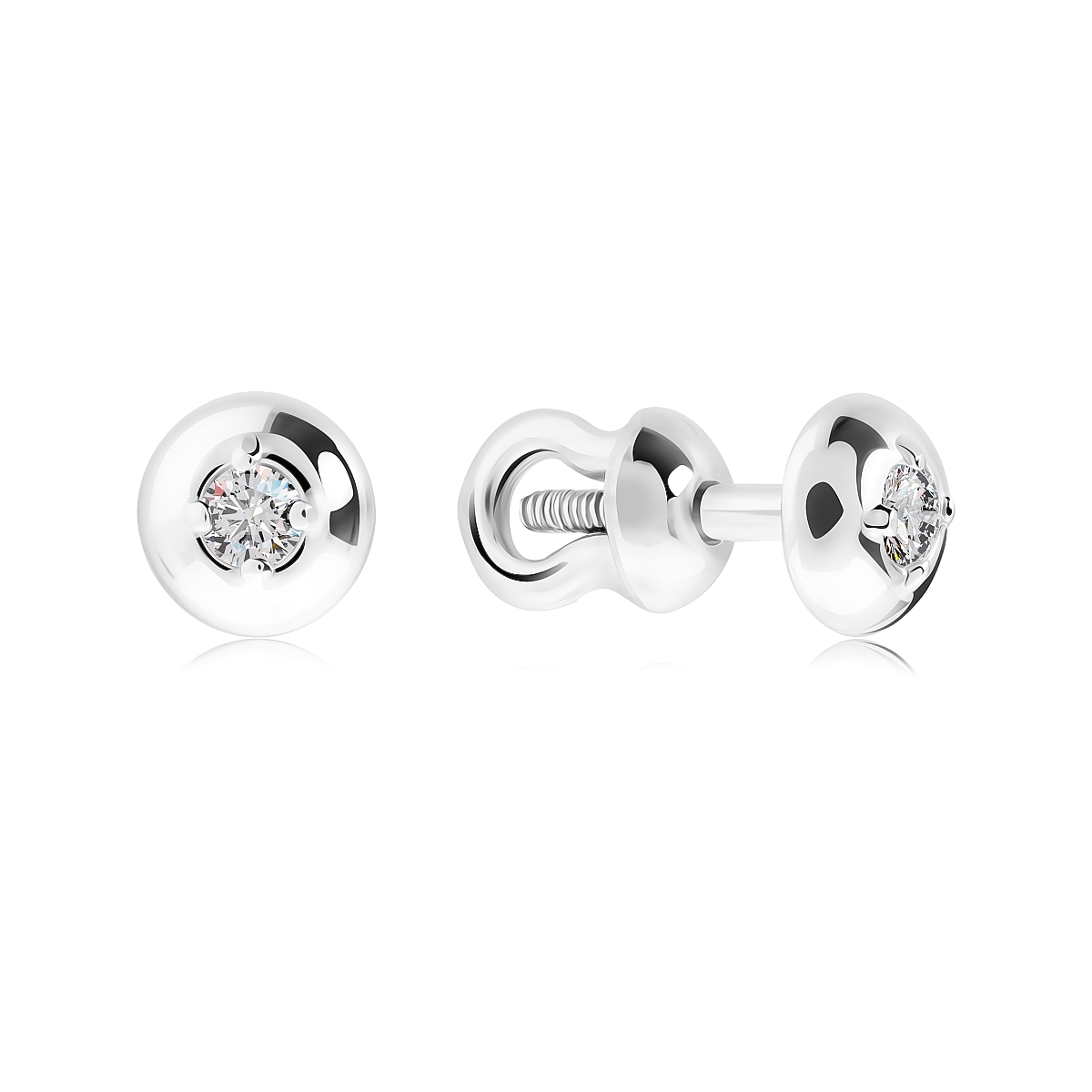 

Серьги из серебра VALTERA 116990, фианит, 116990