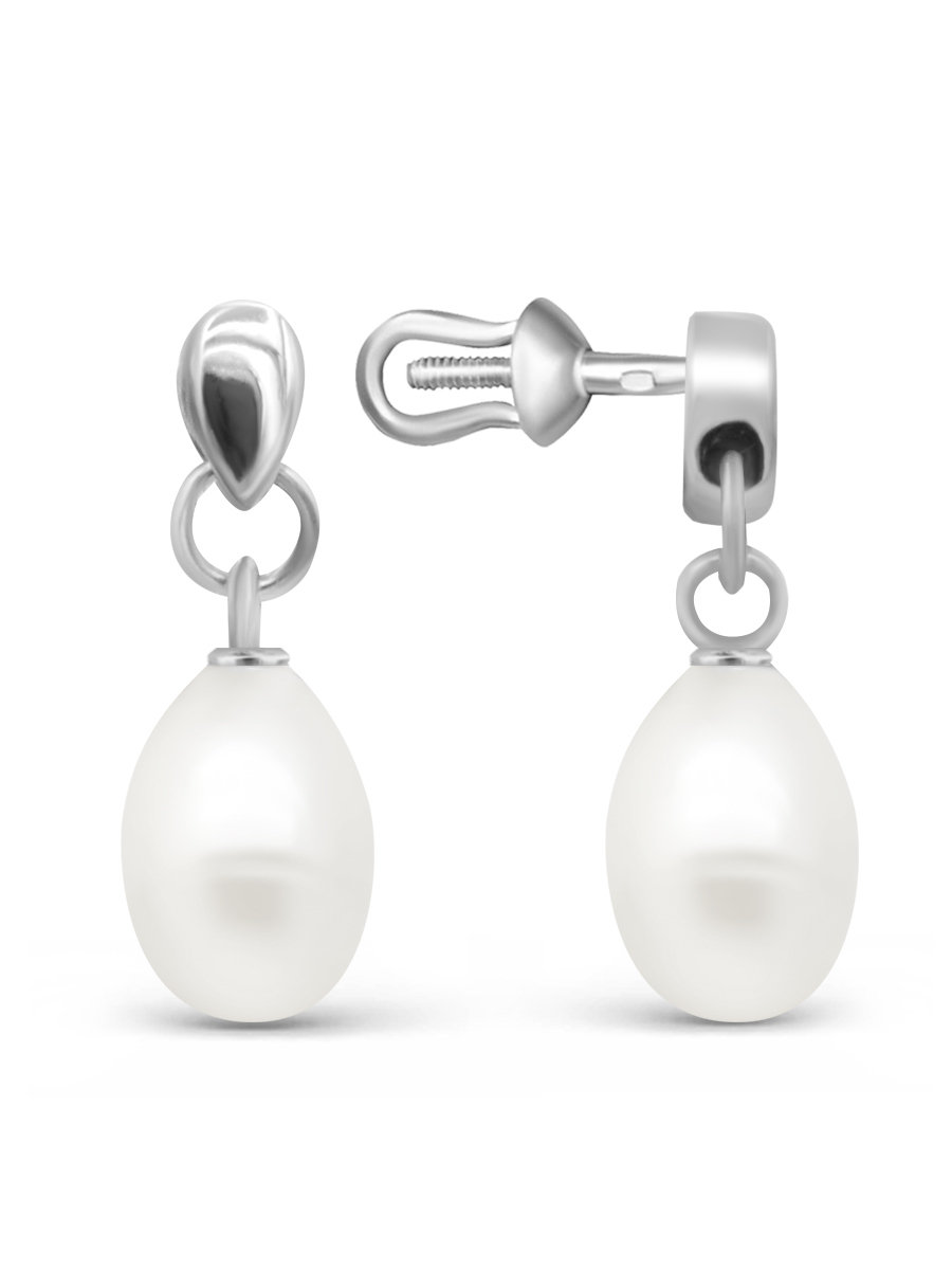 

Серьги из серебра VALTERA 116998, жемчуг, 116998