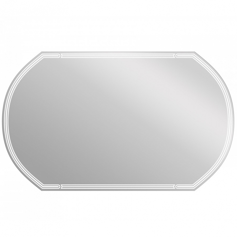 Зеркало Cersanit Led 090 Design 100 KN-LU-LED090*100-d-Os с подсветкой с подогревом зеркало misty стайл v2 1200x800 с датчиком движения злп823