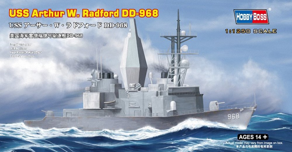 

Сборная модель HobbyBoss 1/1250 USS Arthur W. Radford DD-968 82505
