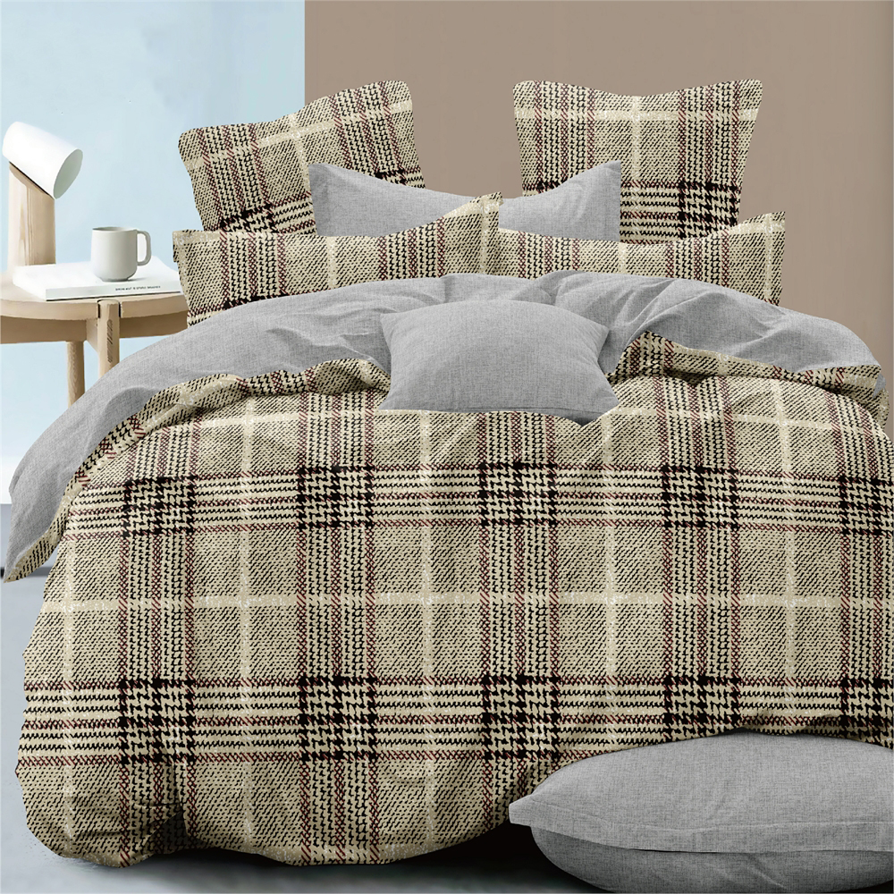 

Постельное белье на резинке Mercury Home Олдскул Евро Поплин 4 наволочки, Олдскул