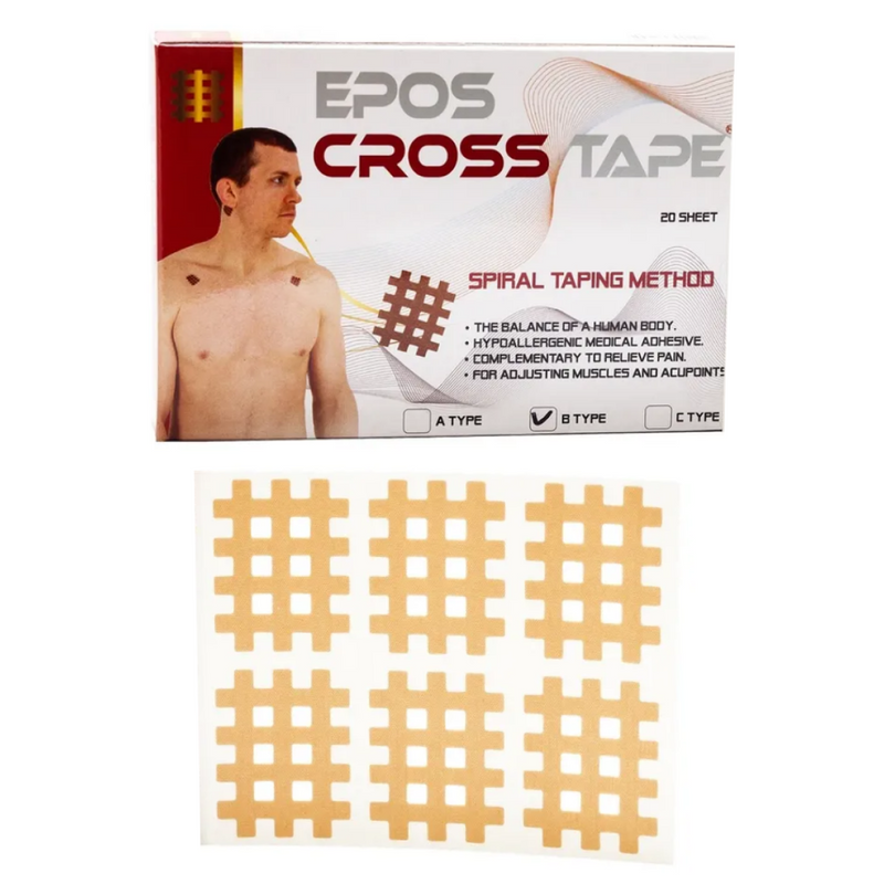 

Кросс Тейпы для лица и тела EPOS TAPE CROSS размер B, 160 шт, CROSS