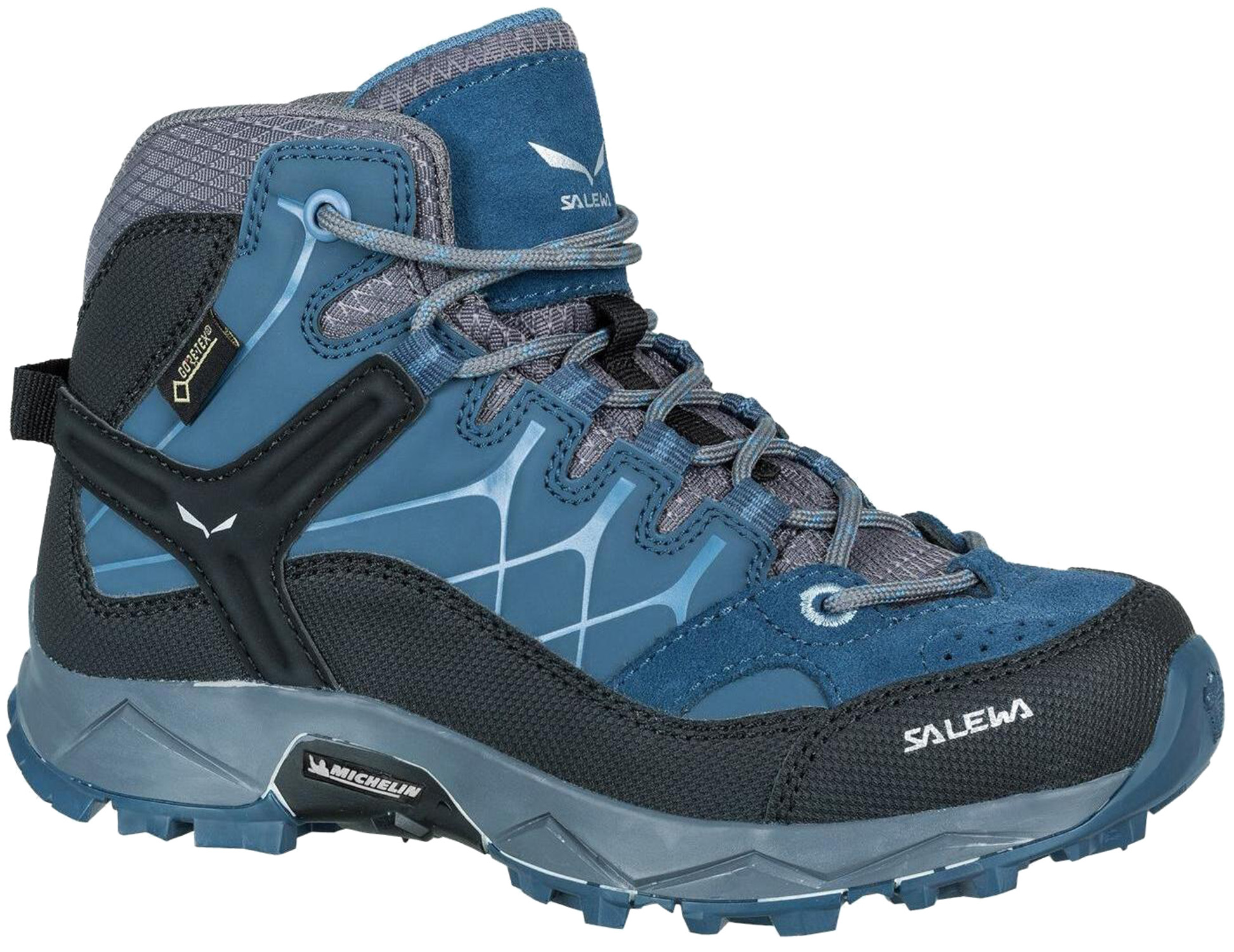 фото Ботинки salewa alp trainer mid gtx jr dark denim/charcoal р. 26