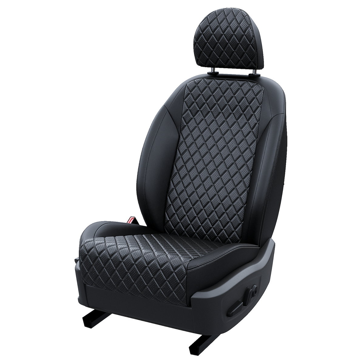 

Чехлы на сиденья АвтоЛето для Peugeot Traveller 2016-2024 LA13942C317 Экокожа ромб Черный, LA1394