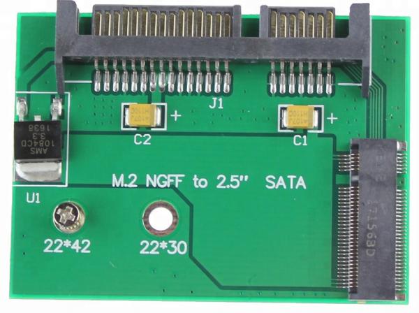 Адаптер GSMIN DP15 M.2 NGFF SSD на 2.5