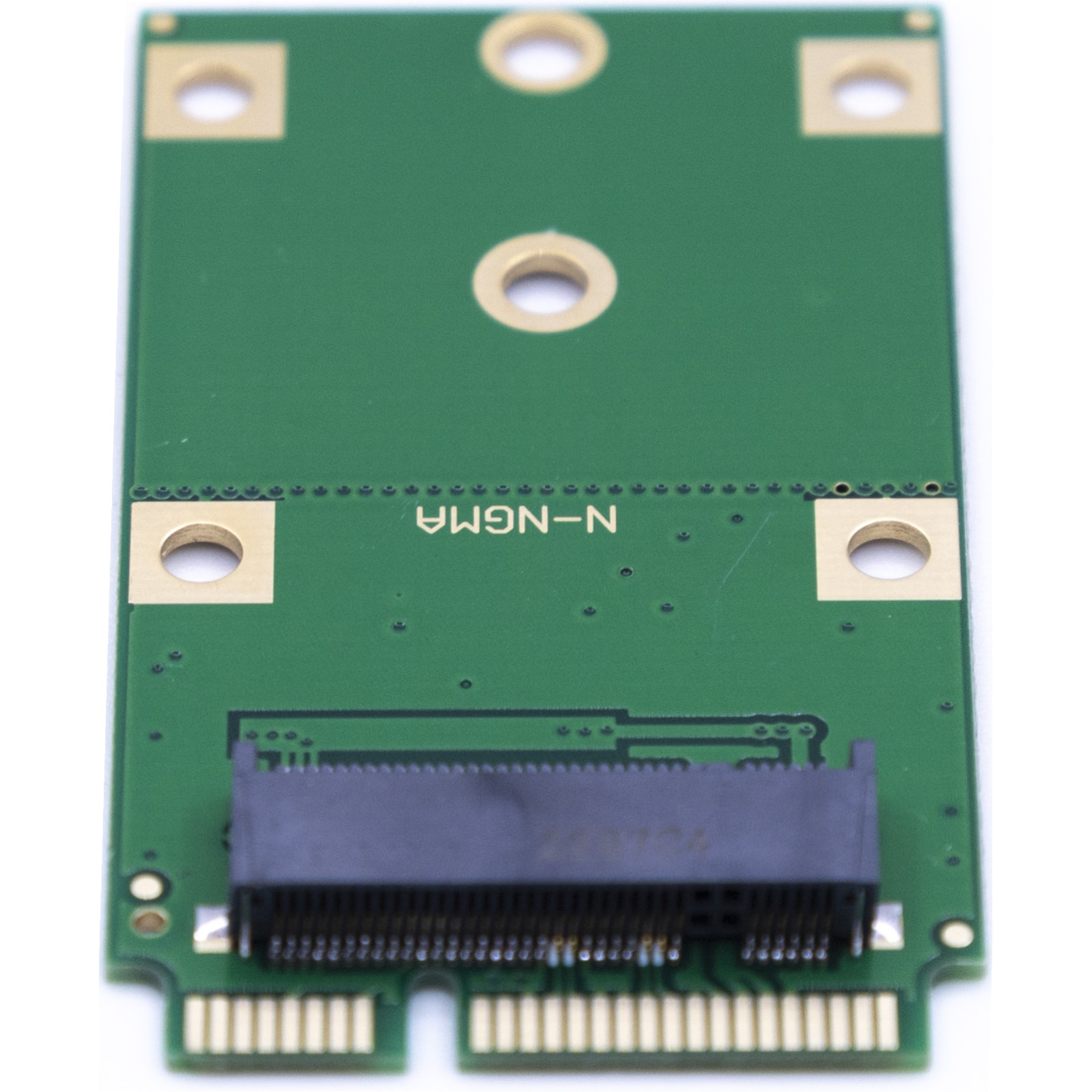 

Адаптер GSMIN DP25 Mini PCI-E M.2 NGFF SSD на 52-Pin mSATA Green, Синий