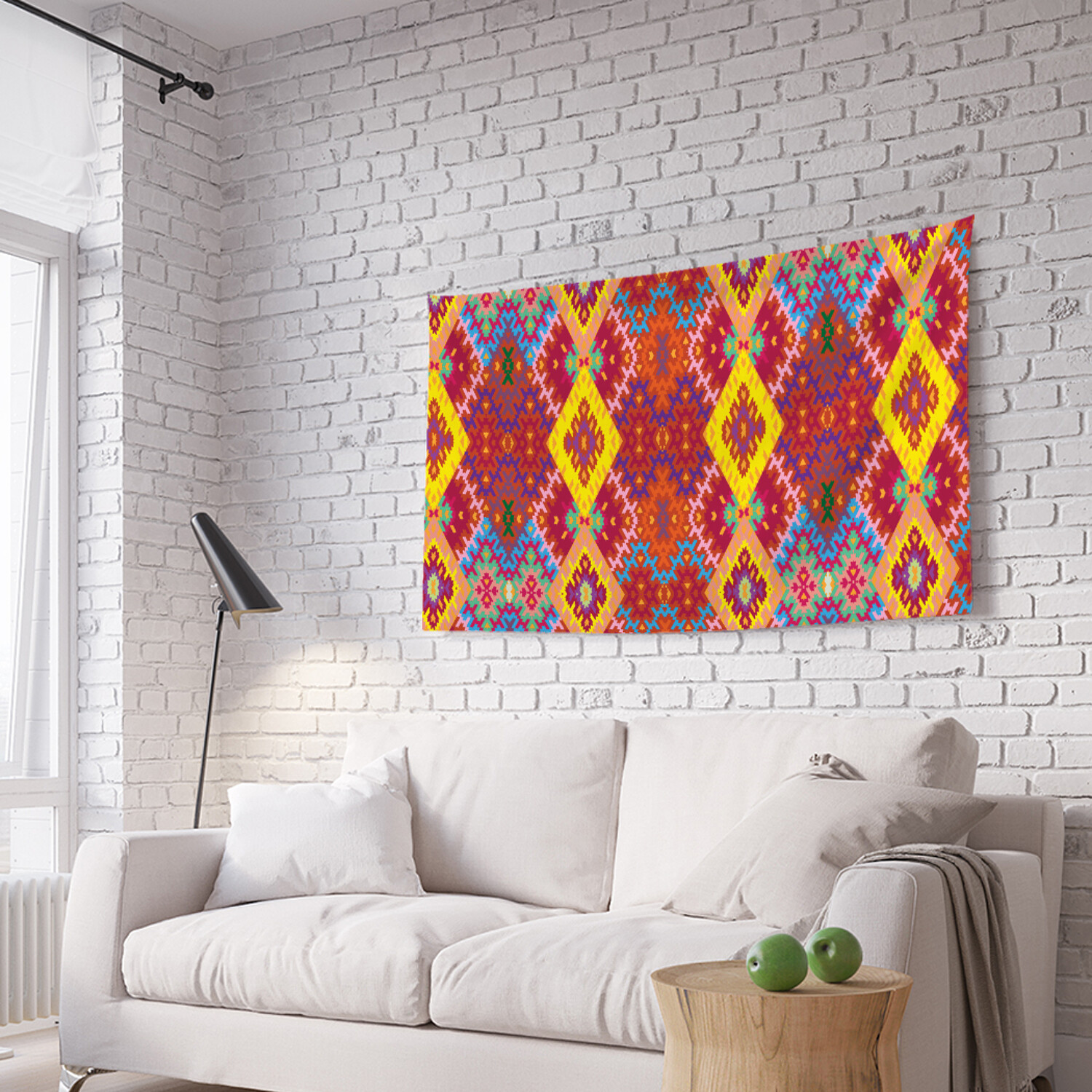 

Горизонтальное фотопанно на стену JoyArty "Ближневосточный паттерн" из ткани 100х150 см, Ближневосточный паттерн