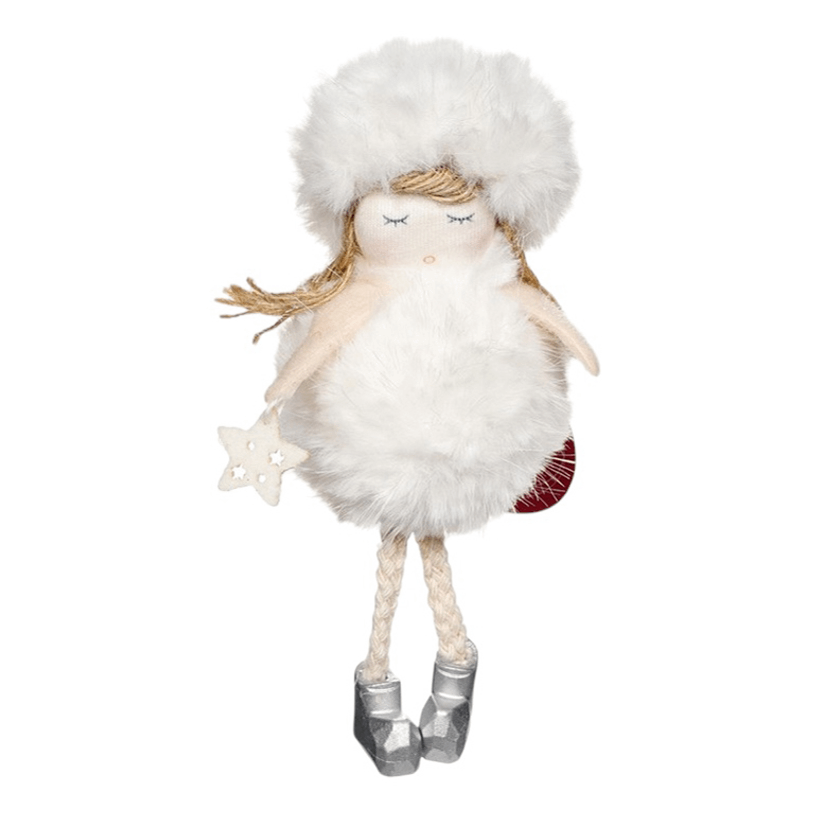 Подвесное украшение новогоднее Artus Кукла в шапочке 17 см в ассортименте 310₽