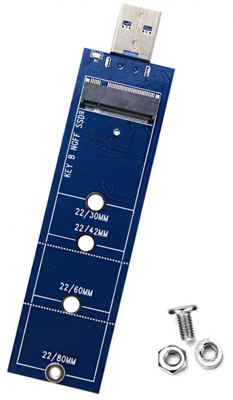 

Адаптер GSMIN DP63 SSD M.2 на USB 3.0 (Синий)