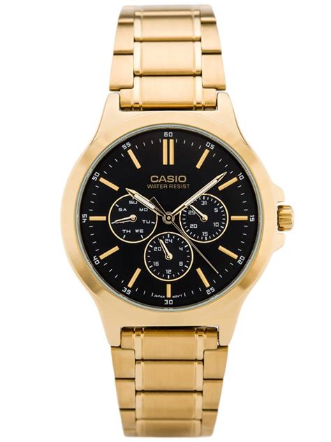 фото Наручные часы мужские casio ca-3351 золотистые