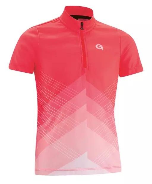 Футболка Gonso Como Ki-Bikeshirt-1/2-Hz Black/Diva Pink р. 152