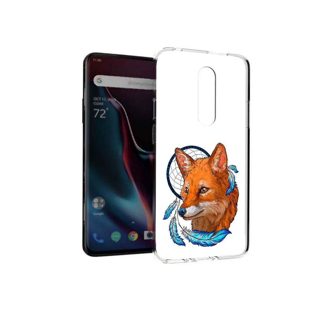 

Чехол MyPads Tocco для OnePlus 7 Pro лиса и ловец снов (PT139735.130.438), Прозрачный, Tocco
