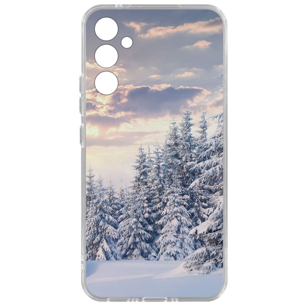 

Чехол-накладка Krutoff Clear Case Снежный пейзаж для Samsung Galaxy A34 5G, Прозрачный