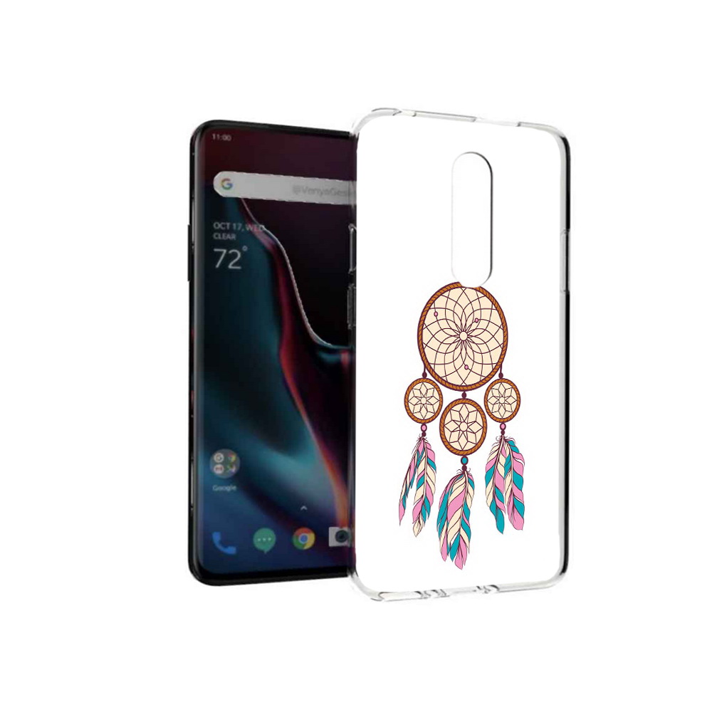 

Чехол MyPads Tocco для OnePlus 7 Pro ловец снов бежевый (PT139735.130.442), Прозрачный, Tocco