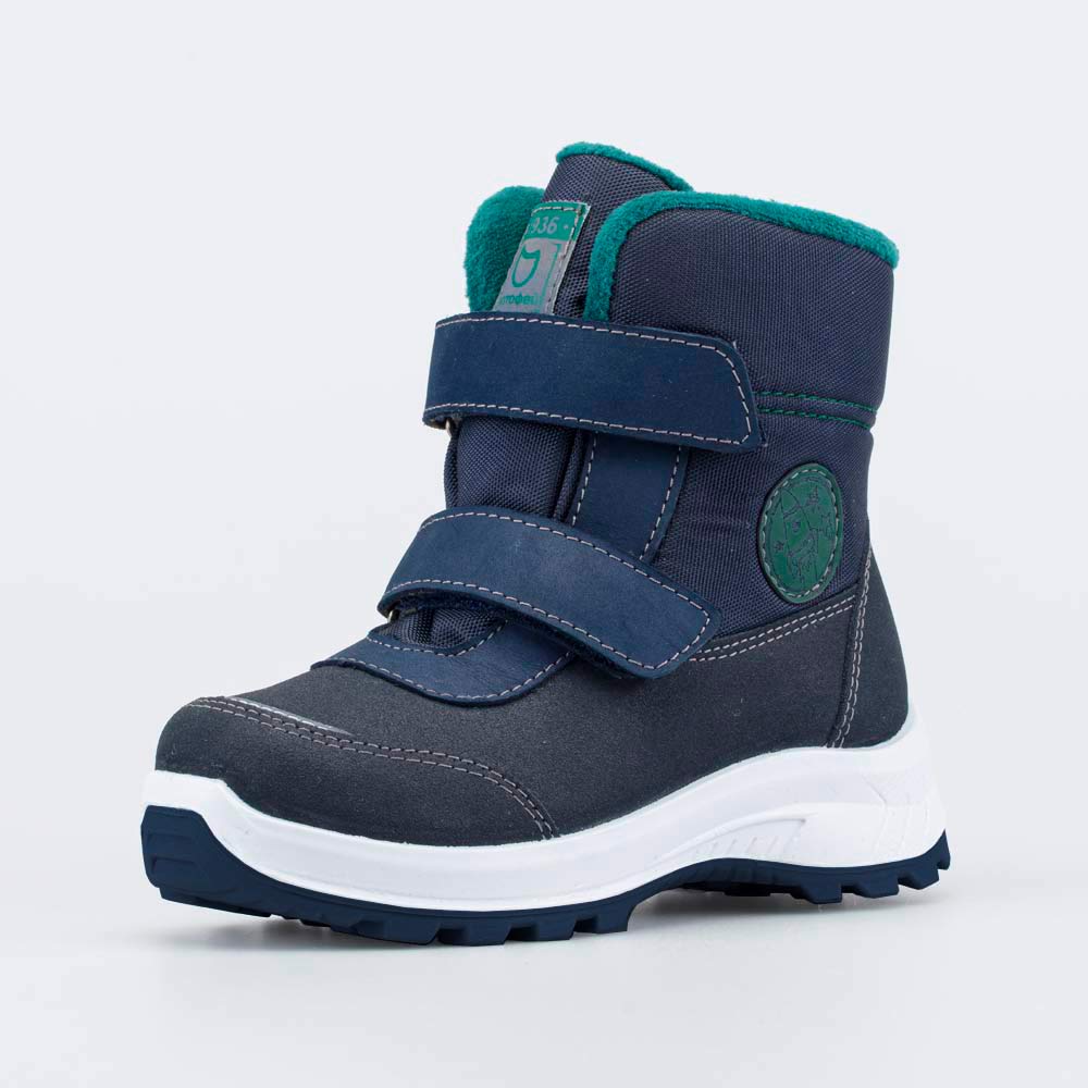 Ботинки Котофей 454890-41 синий-зеленый 29