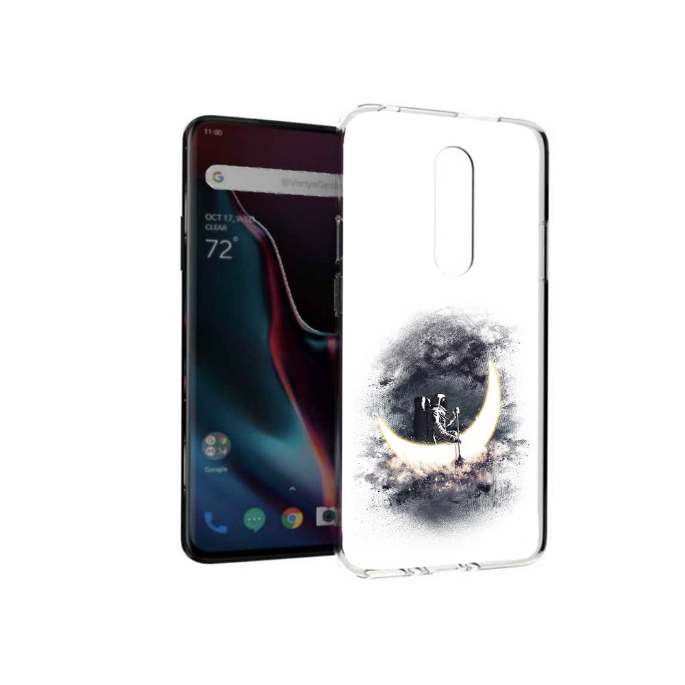 

Чехол MyPads Tocco для OnePlus 7 Pro лунный путешественник (PT139735.130.448), Прозрачный, Tocco