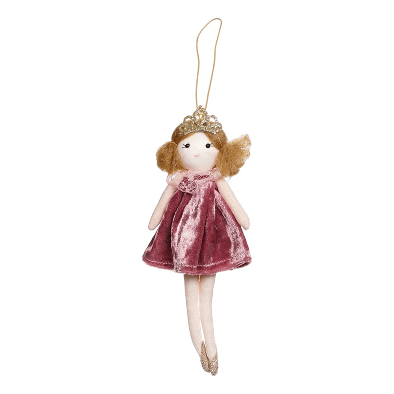 Подвесное украшение новогоднее Artus Кукла в короне 18 см в ассортименте 331₽