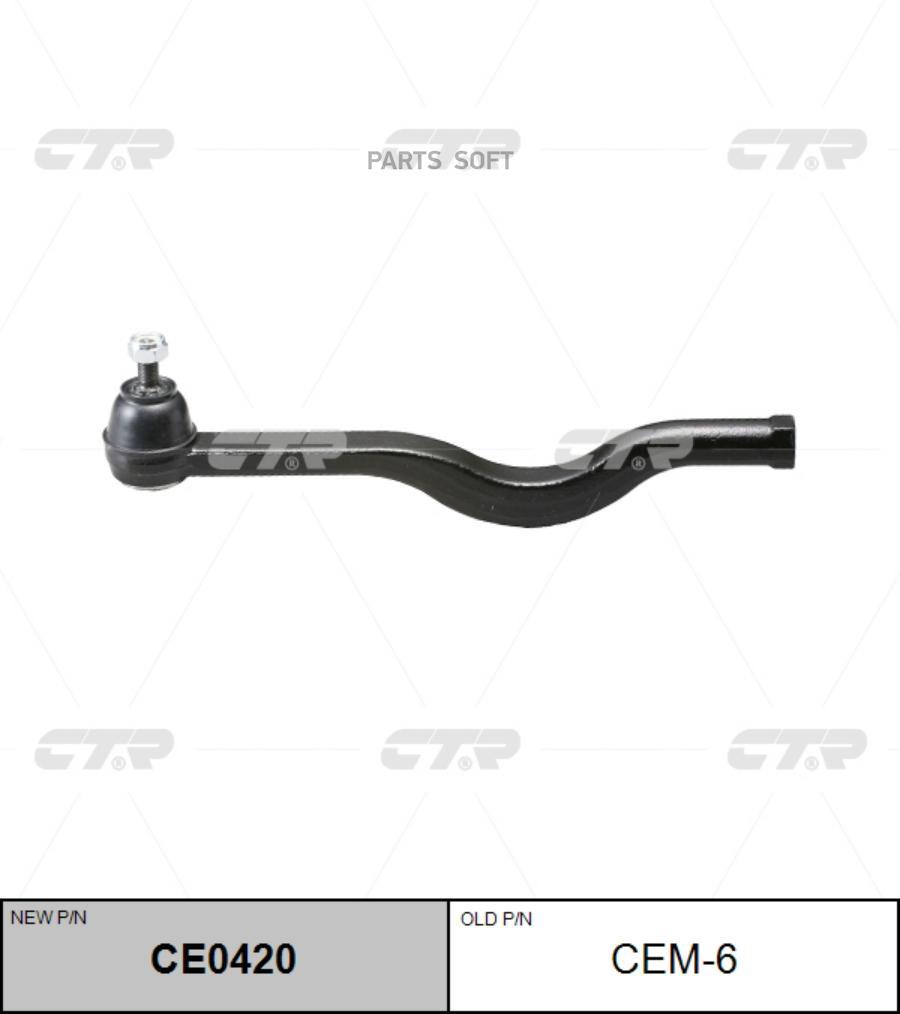 

(Старый Номер Cem-6) Наконечник Рулевой Тяги Прав. Ctr ce0420