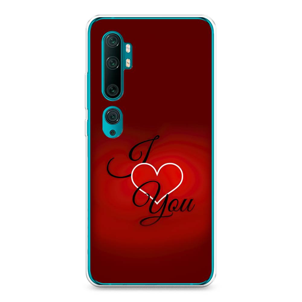 

Чехол Awog на Xiaomi Mi Note 10/Mi Note 10 Pro "I love you 3", Разноцветный, 37350-6