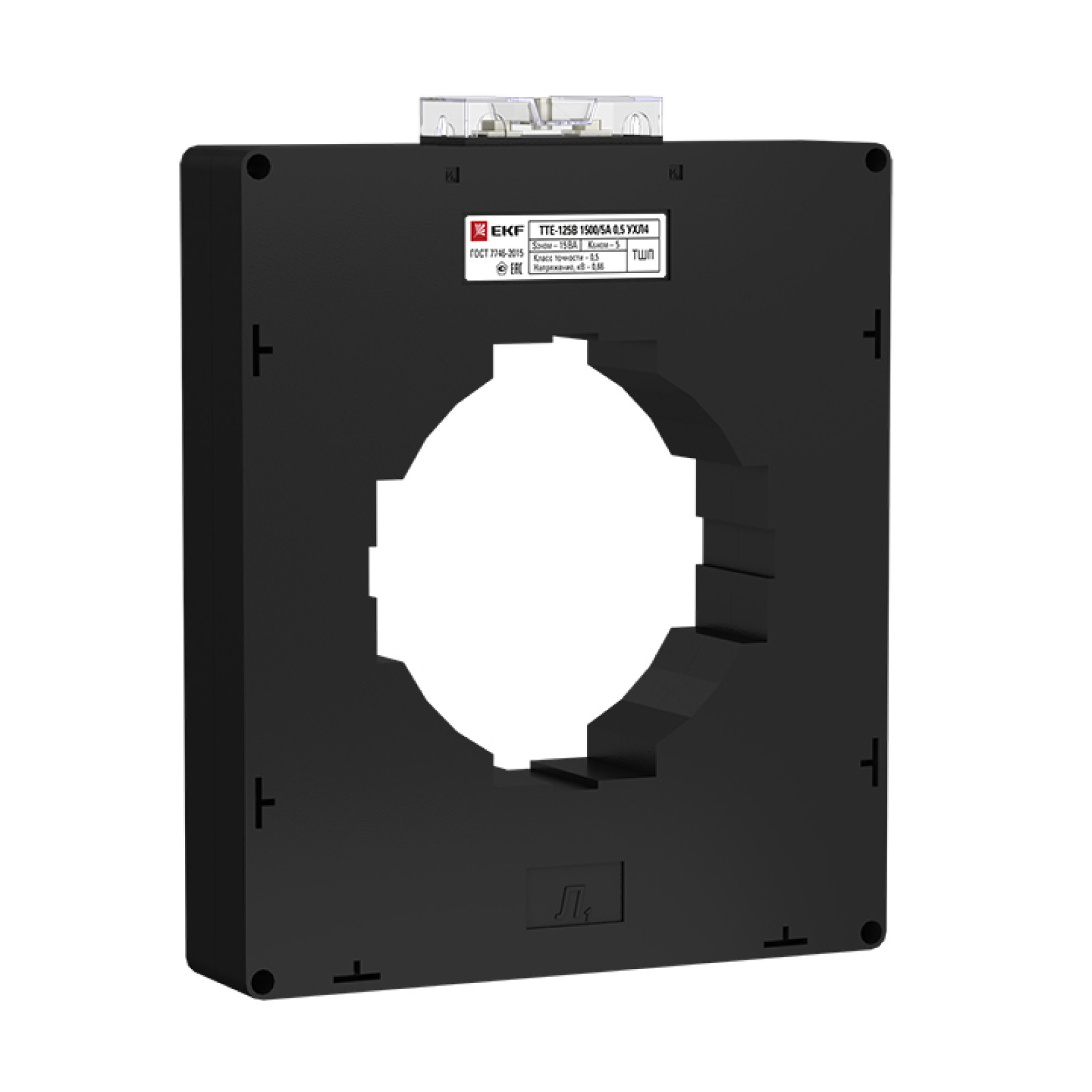 

Трансформатор тока ТТЕ-125-3000/5А класс точности 0,5 (большой корпус) EKF PROxima - 1 шт