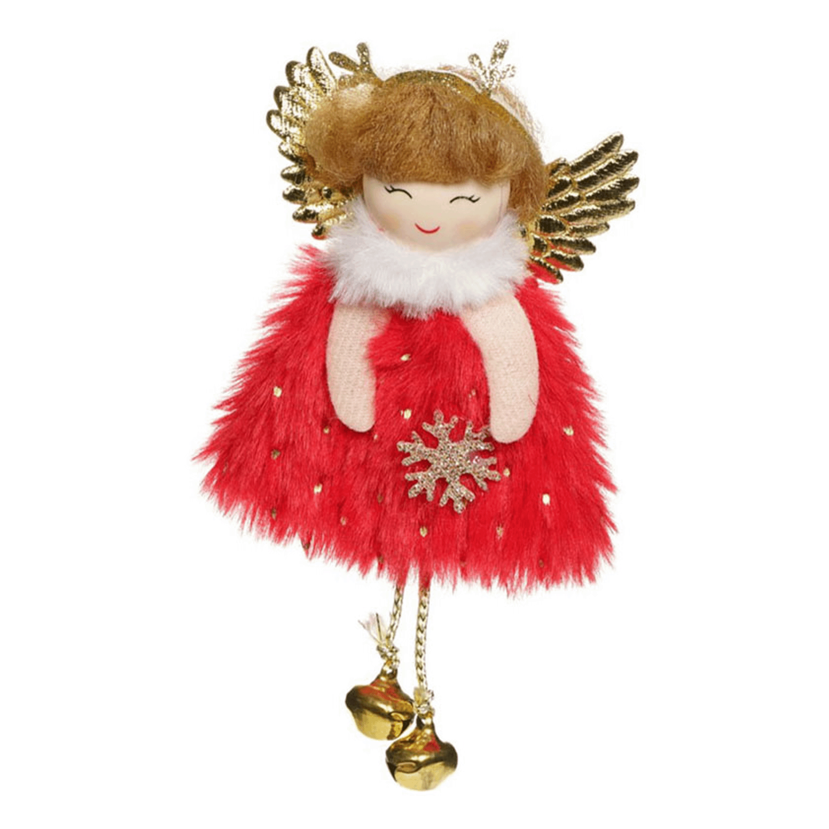 Подвесное украшение новогоднее Artus Кукла в платье и шапочке 17 см в ассортименте 310₽