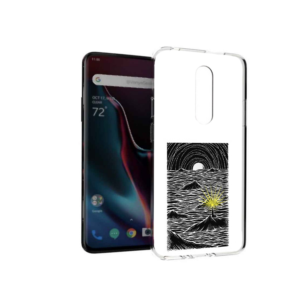 

Чехол MyPads Tocco для OnePlus 7 Pro маяк в черно белом море (PT139735.130.460), Прозрачный, Tocco