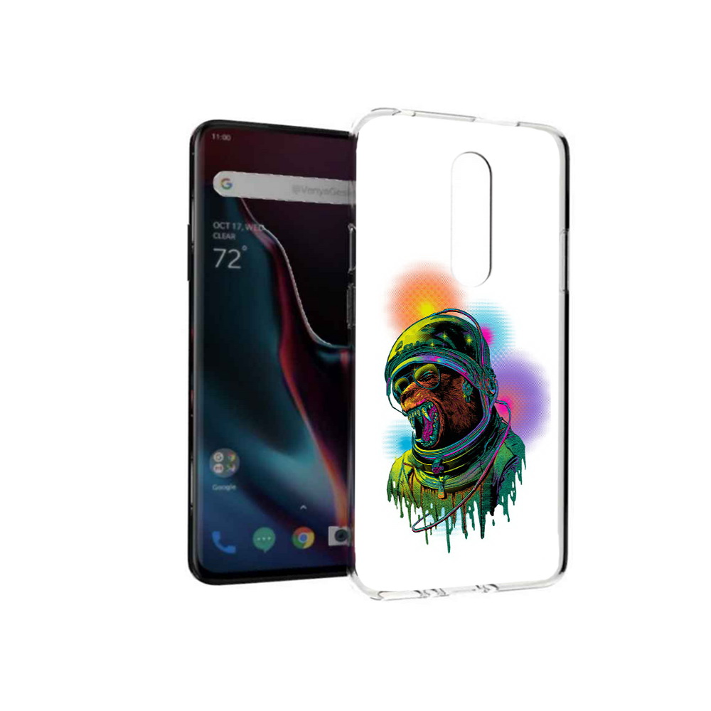 

Чехол MyPads Tocco для OnePlus 7 Pro медведь космонавт (PT139735.130.466), Прозрачный, Tocco