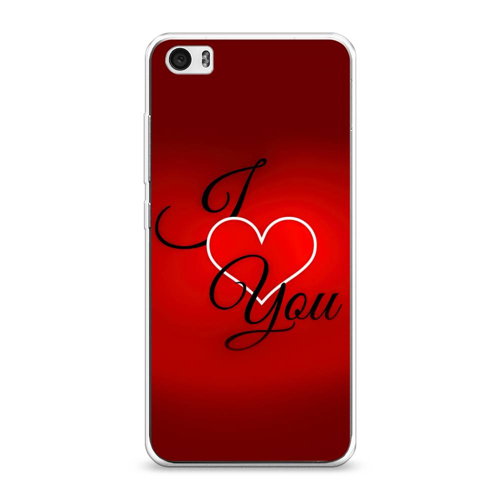 

Чехол Awog на Xiaomi Mi 5 "I love you 3", Разноцветный, 30450-6