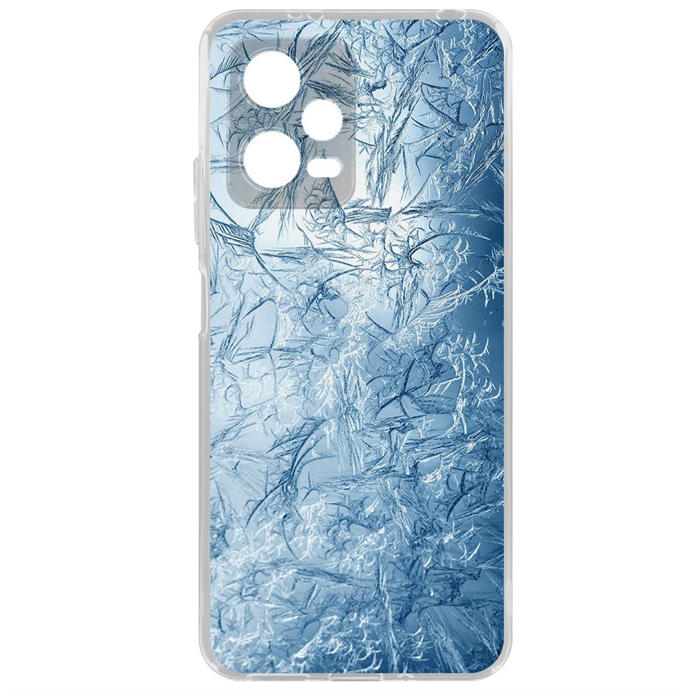 Чехол-накладка Krutoff Clear Case Лед для Xiaomi Poco X5